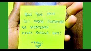 WHATSAPP STATUS MARKETING  HOW TO SELL OUT USING WHATSAPP STATUS1