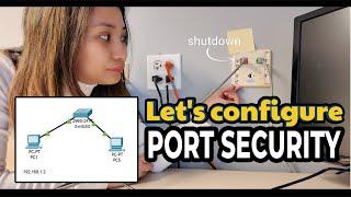 CISCO Port Security at work  Commands and tutorial for beginners Packet Tracer