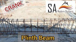 How to do crank in plinth beam?  Plinth Beam Reinforcement  Plinth Beam Construction #plinthbeam