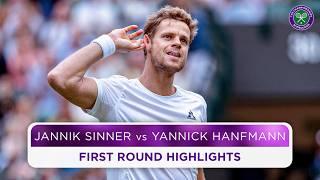 How will the World No.1 start?  Jannik Sinner vs Yannick Hanfmann  Highlights  Wimbledon 2024