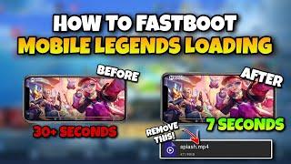 HOW TO FASTBOOT MOBILE LEGENDS  Paano Bumilis ang Loading sa Mobile Legends Legit & Woking 100%