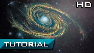 Cómo Dibujar una Galaxia con Lápices de Colores Pastel - Paso a Paso