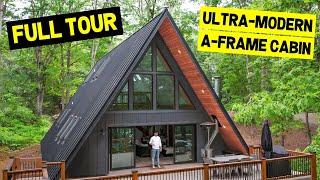 MASSIVE 2-Story 1500sqft Ultra-Modern DREAM A-FRAME CABIN Full Tour