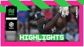 Buttler & Russell smash it  Southern Brave vs Manchester Originals - Highlights  The Hundred 2022