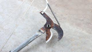 Wow  Amazing Tree Cutting Scissors from Scrap Metal