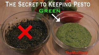 The Secret on How to Make Pesto that Stays Green