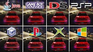 Need for Speed Underground 2 2004 Java vs GBA vs NDS vs PSP vs GameCube vs PS2 vs XBOX vs PC