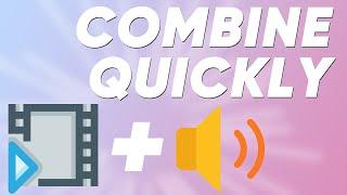Replace audio in a video file quickly & easily
