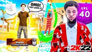 LEVEL 40 LEGEND HELPS A LEVEL 1 ROOKIE REP UP IN THE PARK ON NBA 2K22 *EMOTIONAL* REP UP 2K22