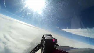 Vídeo Un caza ruso intercepta un avión espía estadounidense