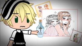 ︎ Adrien Reacts To Different Marinette Ships ︎  MLB  Gacha Life Skit  Toxic Warning  Original