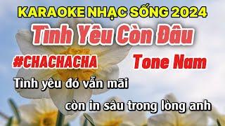 Karaoke Tình Yêu Còn Đâu Tone Nam Điệu ChaChaCha Cực Đã Mới Nhất 2024  Phát Organ