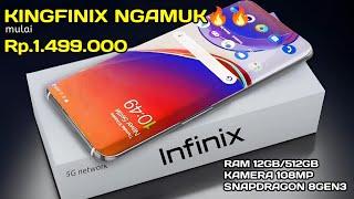 KINGFINIX NGAMUK.‼️ LAYAR LENGKUNG KAMERA 200MP - HP INFINIX RILISAN TERBARU 2024