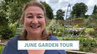 June Garden Tour Including Roses + Garden Tidy  Cottoverdi