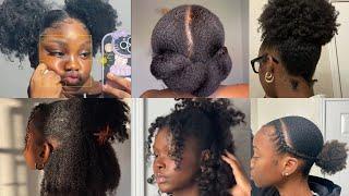 2024Easy and Elegant Natural 4C hairstyles  #4cnaturalhair #naturalhair