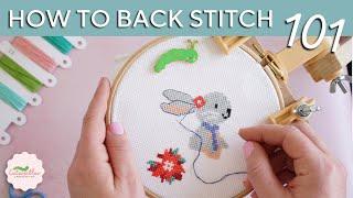 How to Backstitch in 3 Easy Steps  Cross Stitching for Beginners