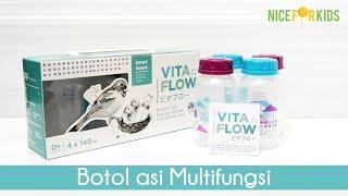 Vitaflow Botol Asi Susu MULTIFUNGSI 100% BPA FREE