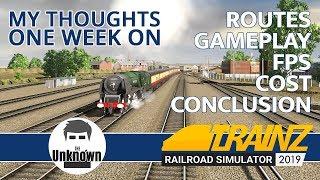 Trainz Railroad Simulator 2019. Routes Game Play GPU Price. My thoughts