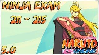 Naruto Online 5.0 Ninja Exam 211 - 215  Wind Main Breeze Dancer