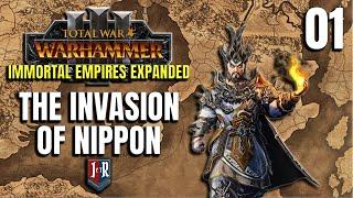 THE INVASION OF NIPPON - Zhao Ming - Immortal Empires Expanded - Total War Warhammer 3 Ep  1