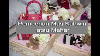 Pemberian Mas Kahwin atau Mahar