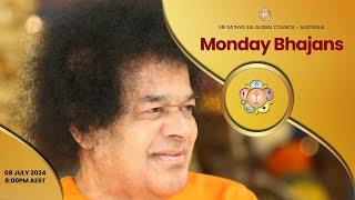 Monday Bhajans  8th July 2024  8.00 PM AEST  #gayatri #talk #saibhajans #mondaydevotional