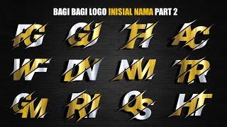 Bagi-bagi logo inisial nama part 2