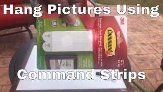 How To Use The 3M Command Strips To Hang Pictures Planners Chalk Boards And More