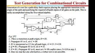 Testability of VLSI  Lecture 10 - Delay Testing