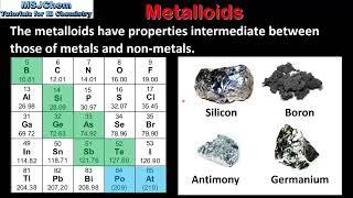 S3.1.1 The metalloids