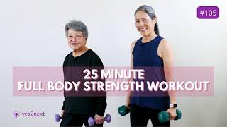 Full Body Workout for Seniors Beginners  Build Muscle with Dumbbells