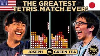 Greatest Classic Tetris Match EVER Greentea vs. Joseph EPIC 2019 CTWC Quarterfinal FULLSCREEN