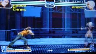 Como matar al angel en KOF2002 magic plus con k9999 en perfect en el psp