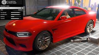 GTA 5 - DLC Vehicle Customization - Bravado Buffalo STX Dodge Charger Hellcat