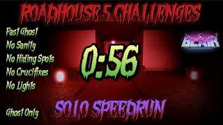 ROBLOX Blair - FASTEST Solo Speedrun EVER - Ghost Only 56 Seconds