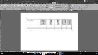 Cara membuat tulisan vertikal di word dalam tabel