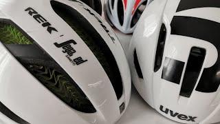 Road bike helmets comparison - Bontrager Wavecel XXX vs Uvex EDA Aero