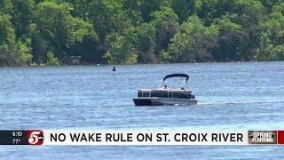 No-wake rules in effect on St  Croix River as water levels rise