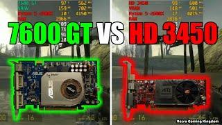 GeForce 7600 GT vs Radeon HD 3450 Test In 7 Games No FPS Drop - Capture Card