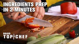 Ingredients Prep in Under 2 Minutes  Top Chef Kentucky