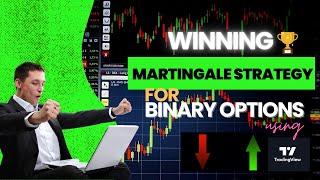 FREE Binary Options Signals -  Winning Martingale Strategy Using TradingView Binary Buy Sell Arrows