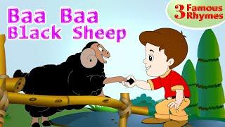 Baa Baa Black Sheep and Famous Nursery Rhymes  Animated Rhymes for Kids Jingle Toons