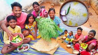 PANTA BHATSAG BHAJIPAKHALABASI BHATWATER RICENATURAL VILLAGE FOOD..