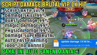 100% WORK‼️SCRIPT DAMAGE MOBILE LEGENDS TERBARU 2024  DAMAGE UP + RANK BOOSTER ML