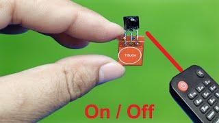 How to make remote control OnOff switch with TTP223 Touch Sensor Module ?
