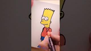 ASMR Drawing Bart Simpson #asmr #asmrnotalking #asmrdrawing #asmrsound