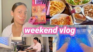 Day in My Life Weekend Edition ️ skincare cooking & favorite books