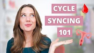 HOW TO SYNC YOUR LIFE TO YOUR CYCLE  all about cycle syncing - info every woman should know