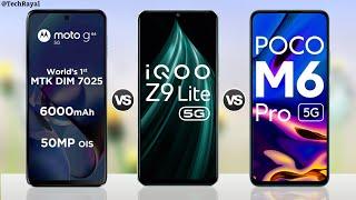 Moto G64 5g vs IQOO Z9 Lite vs Poco M6 Pro 5g  Full Comparison