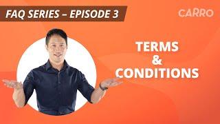 What are the Conditions for a Car Subscription?  FAQ Episode 3  CARRO Singapore